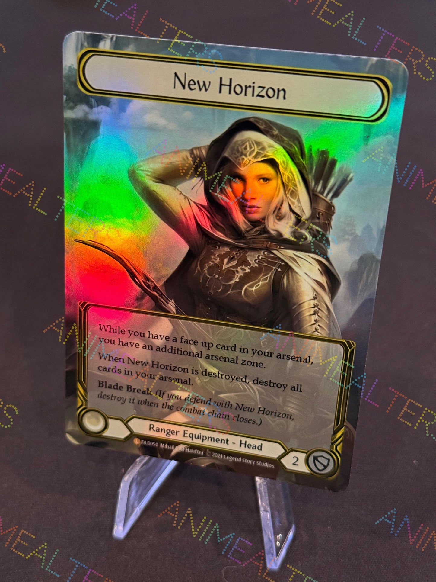 New Horizon - Equipment Proxy Alter - Flesh and Blood TCG