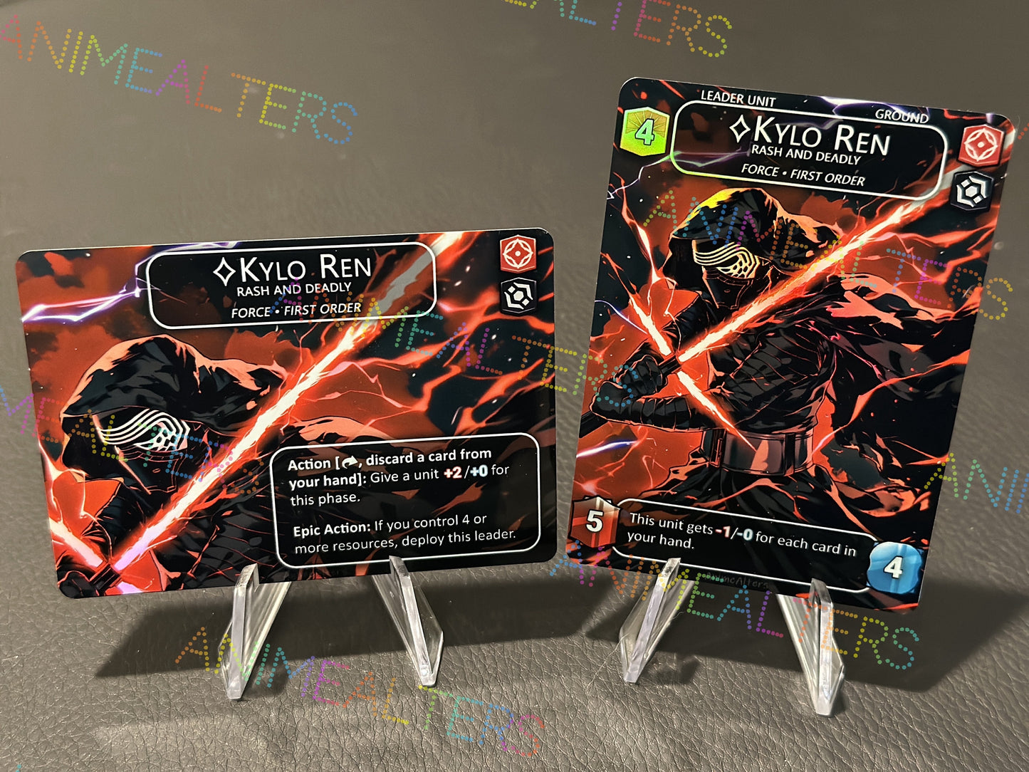 Kylo Ren, Rash and Deadly - Leader Alter - Star Wars Unlimited TCG