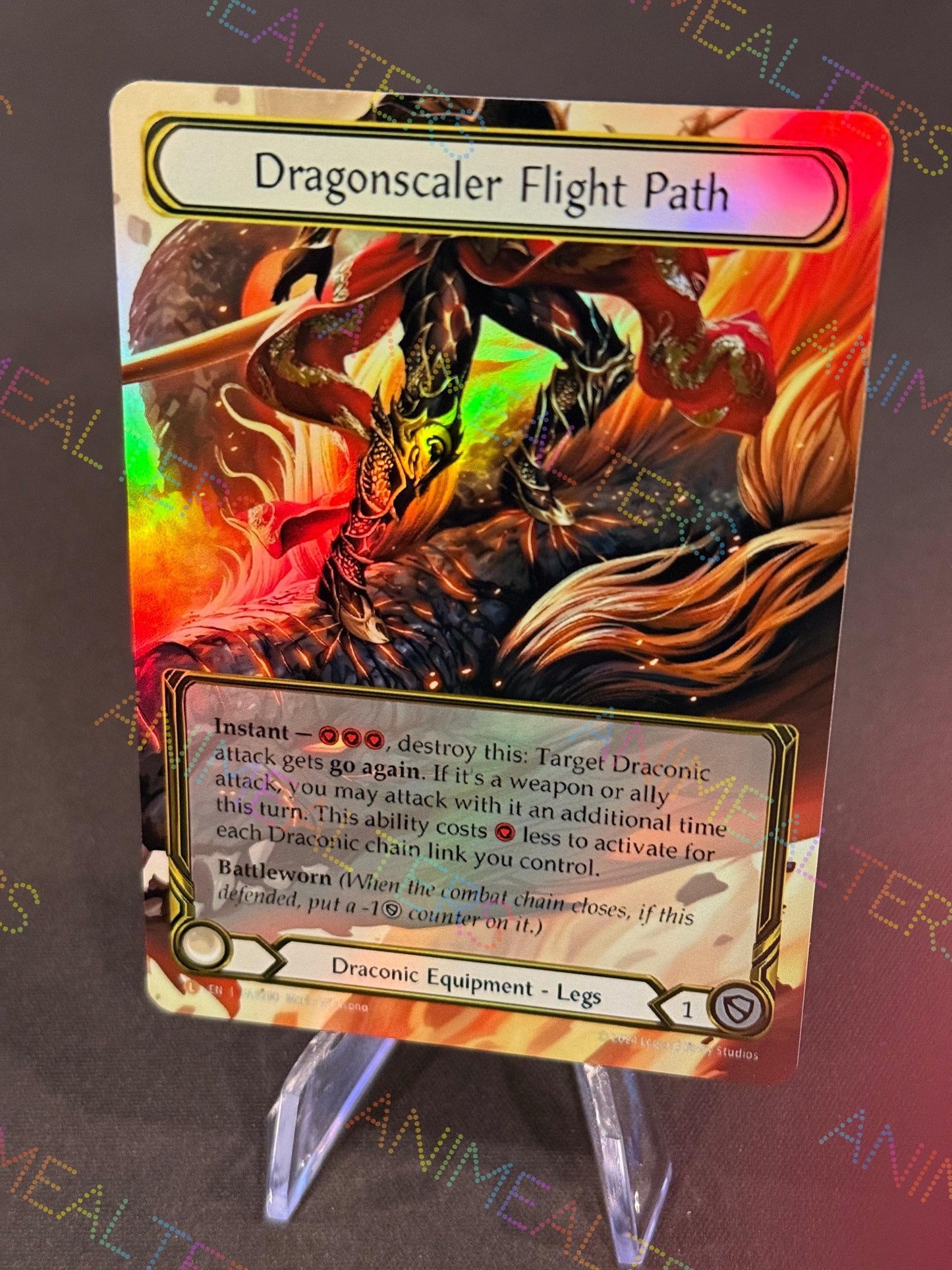 Dragonscaler Flight Path - Equipment Proxy Alter - Flesh and Blood TCG