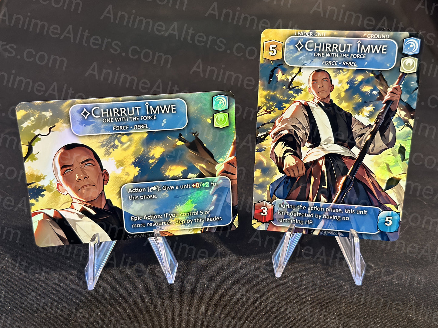 Chirrut Imwe - Leader Alter - Star Wars Unlimited TCG
