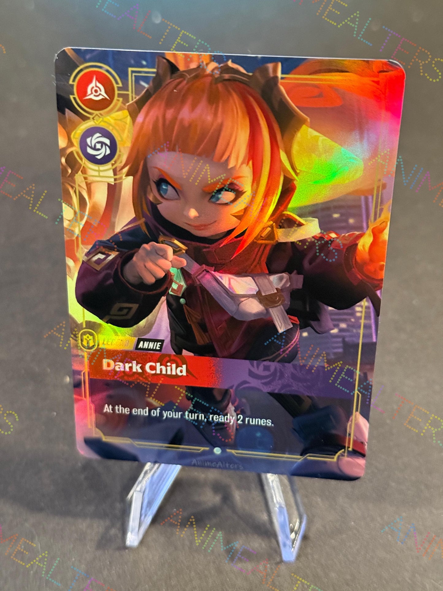 Annie - Dark Child - Lunar Beast - Legend Proxy - Riftbound TCG