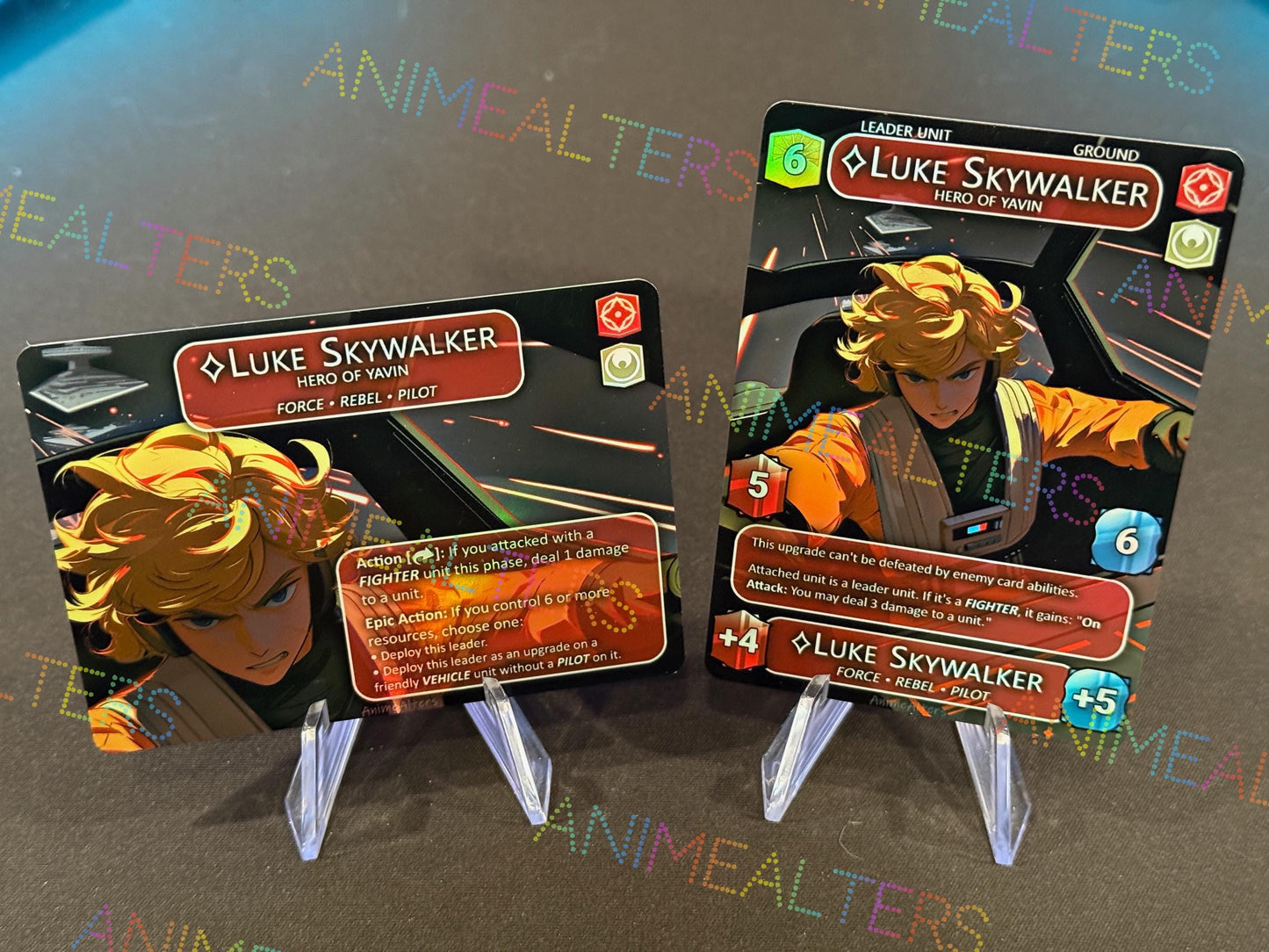 Luke Skywalker, Hero of Yavin - Leader Alter - Star Wars Unlimited TCG