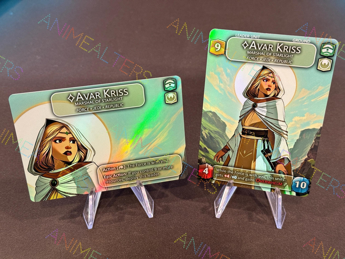 Avar Kriss, Marshal of Starlight - Leader Alter - Star Wars Unlimited TCG