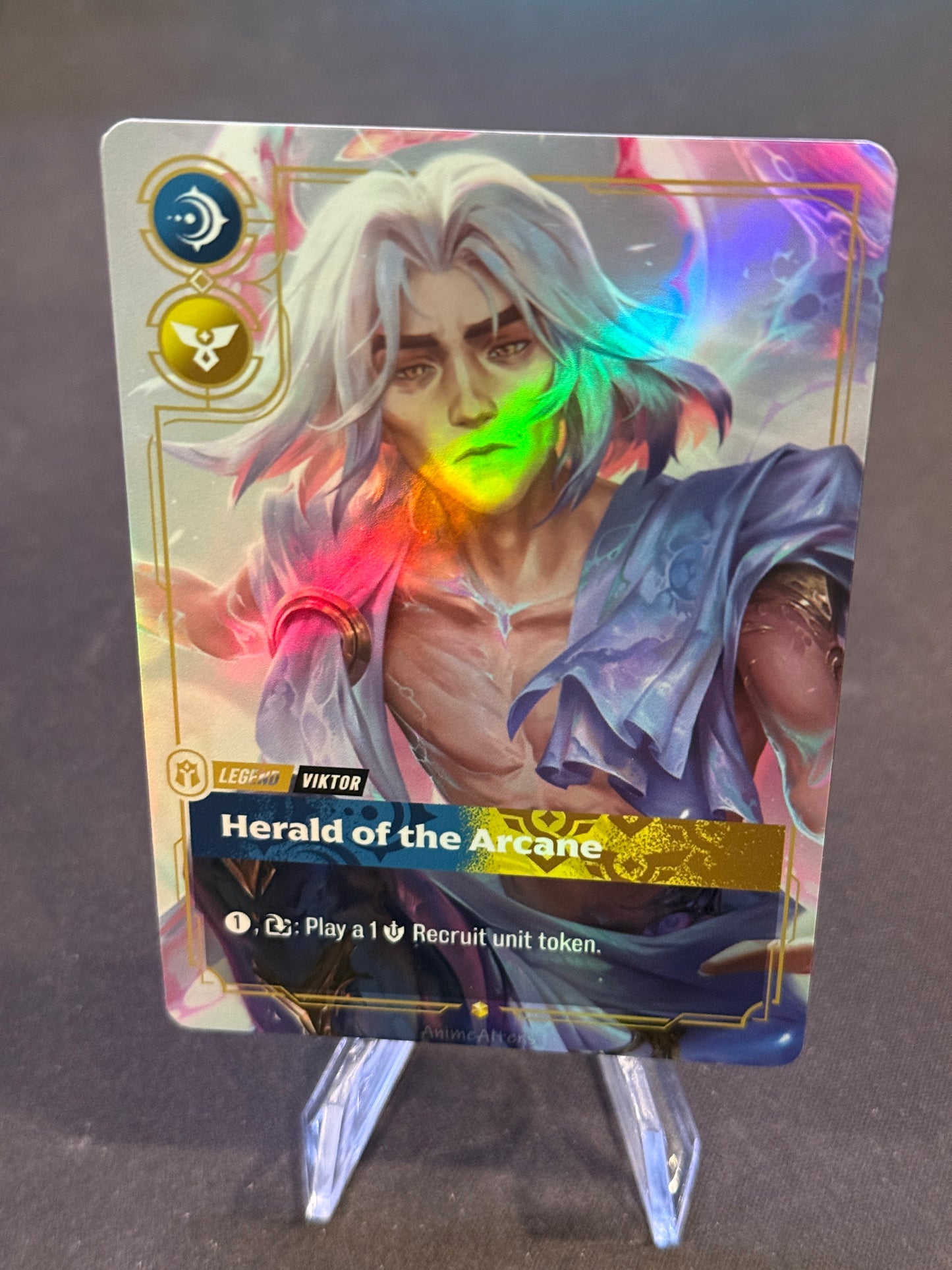 Viktor - Herald of the Arcane - Arcane - Legend Proxy - Riftbound TCG