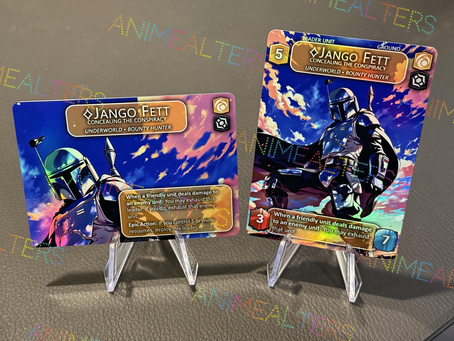 Jango Fett, Concealing the Conspiracy - Leader Alter - Star Wars Unlimited TCG