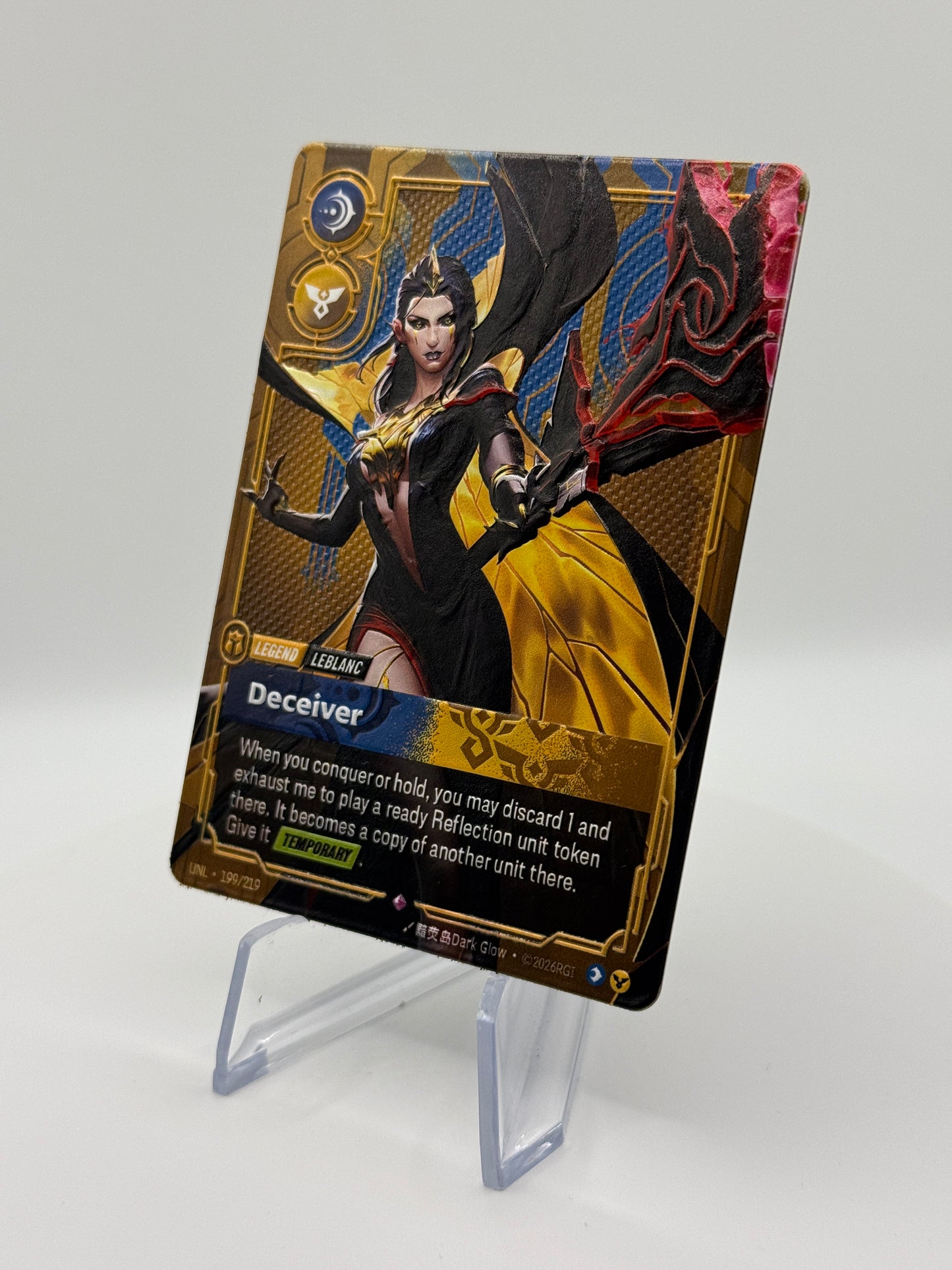 Leblanc - Deceiver - 3D Legend Proxy - Riftbound TCG