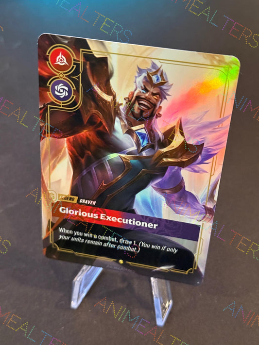Draven - Glorious Executioner - Dawnbringer - Legend Proxy - Riftbound TCG