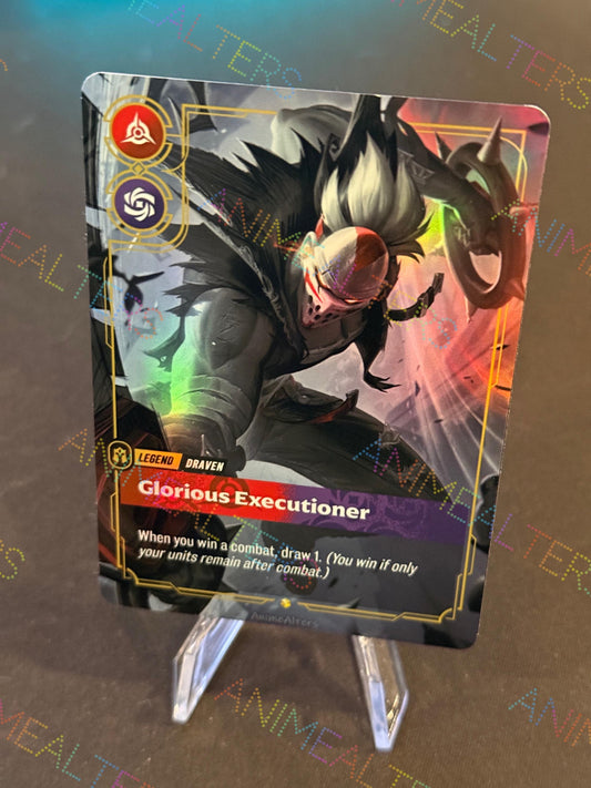 Draven - Glorious Executioner - Fright Night - Legend Proxy - Riftbound TCG