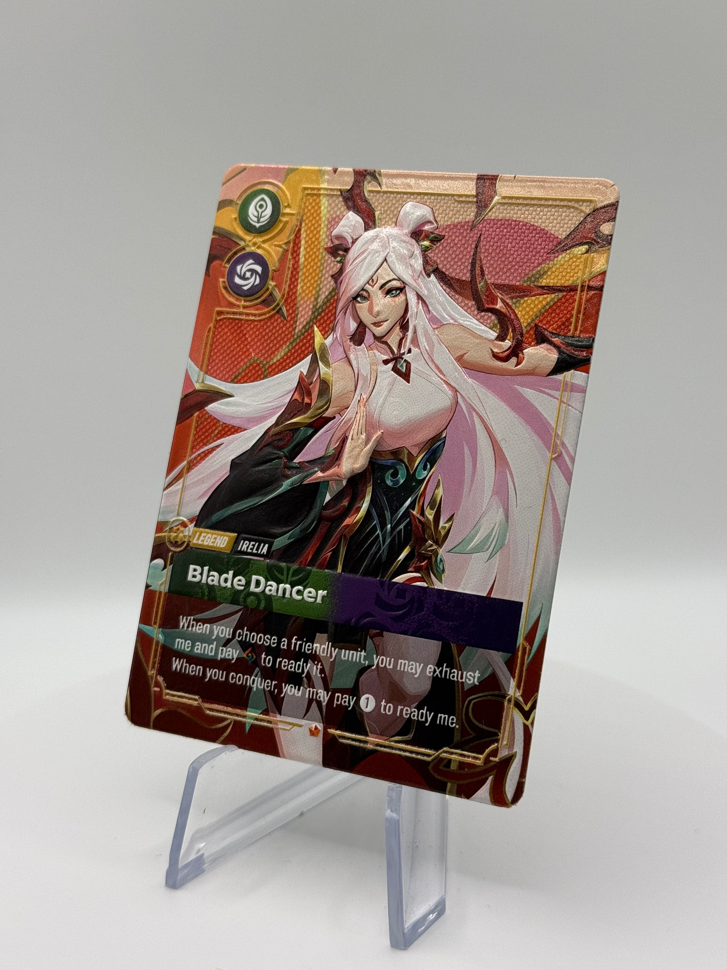 Irelia - Blade Dancer - Lunar - 3D Legend Proxy - Riftbound TCG
