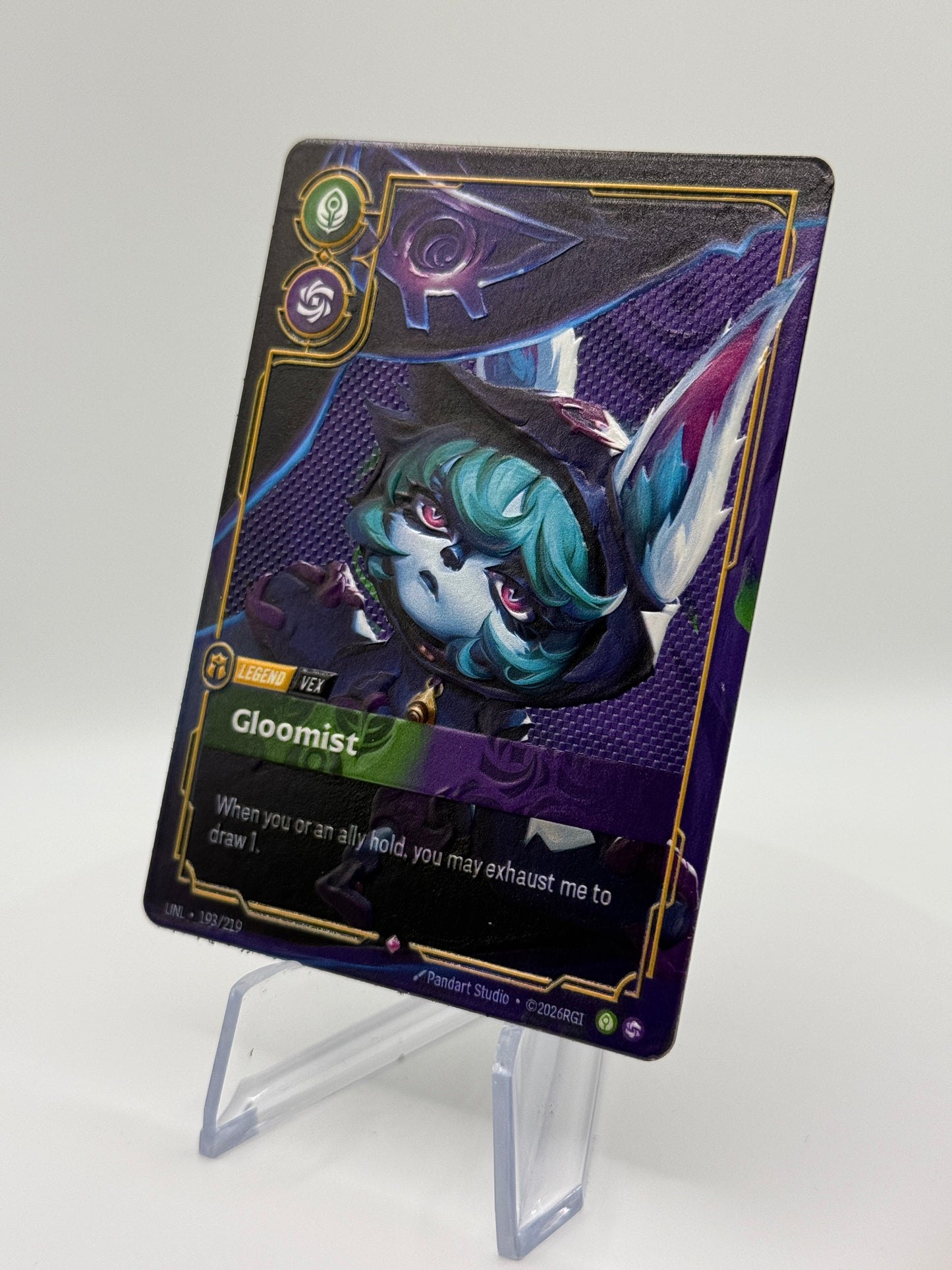 Vex - Gloomist - 3D Legend Proxy - Riftbound TCG