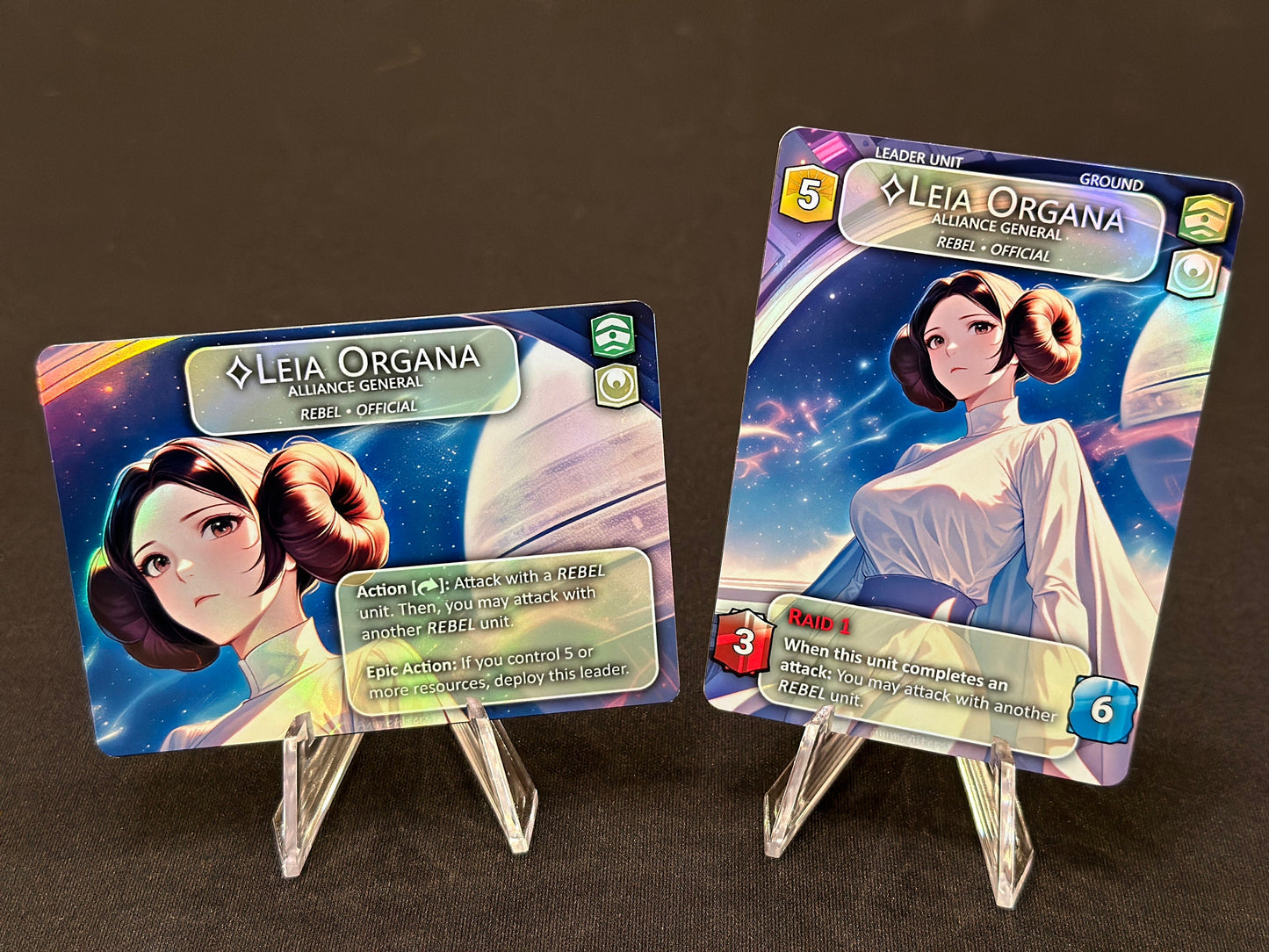 Leia Organa - Leader Alter - Star Wars Unlimited TCG
