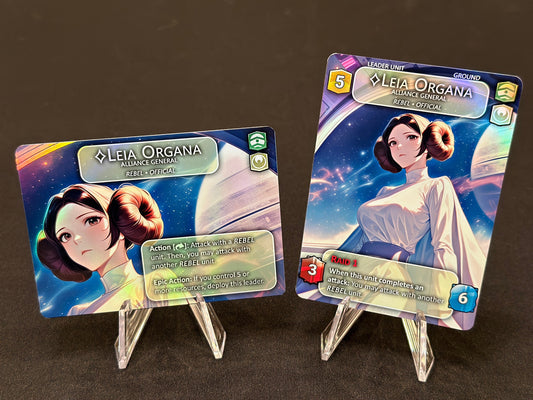 Leia Organa - Leader Alter - Star Wars Unlimited TCG