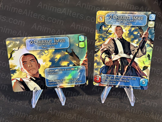 Chirrut Imwe - Leader Alter - Star Wars Unlimited TCG