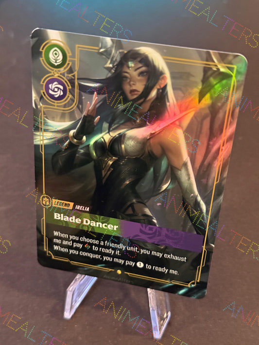 Irelia - Blade Dancer - Sentinel - Legend Proxy - Riftbound TCG