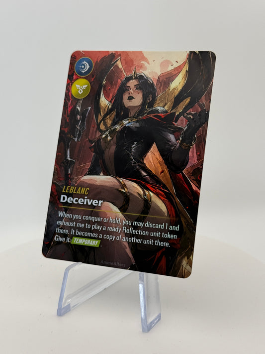 Leblanc - Deceiver - #1 - Legend Alter - Riftbound TCG