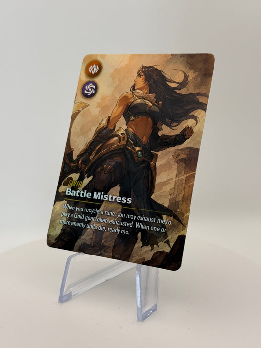 Sivir - Battle Mistress - #1 - Legend Alter - Riftbound TCG