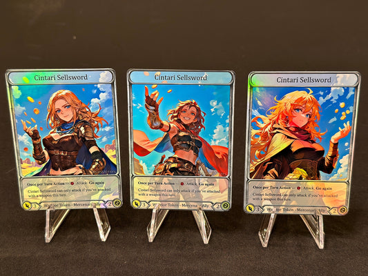 Cintari Sellsword - Token Alter - Flesh and Blood TCG