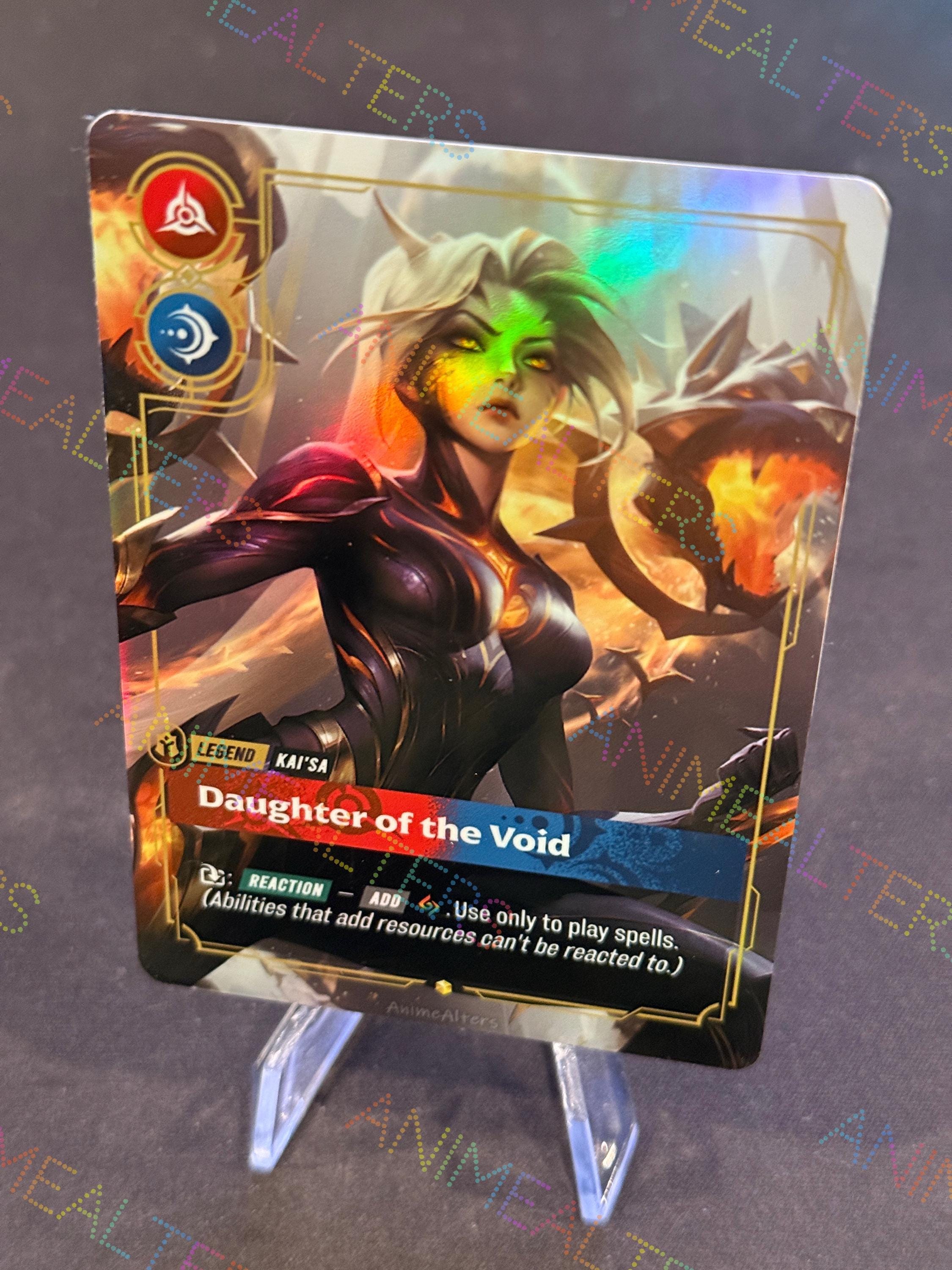 Kai’sa - Daughter of the Void - Immortalized - Legend Proxy - Riftbound TCG