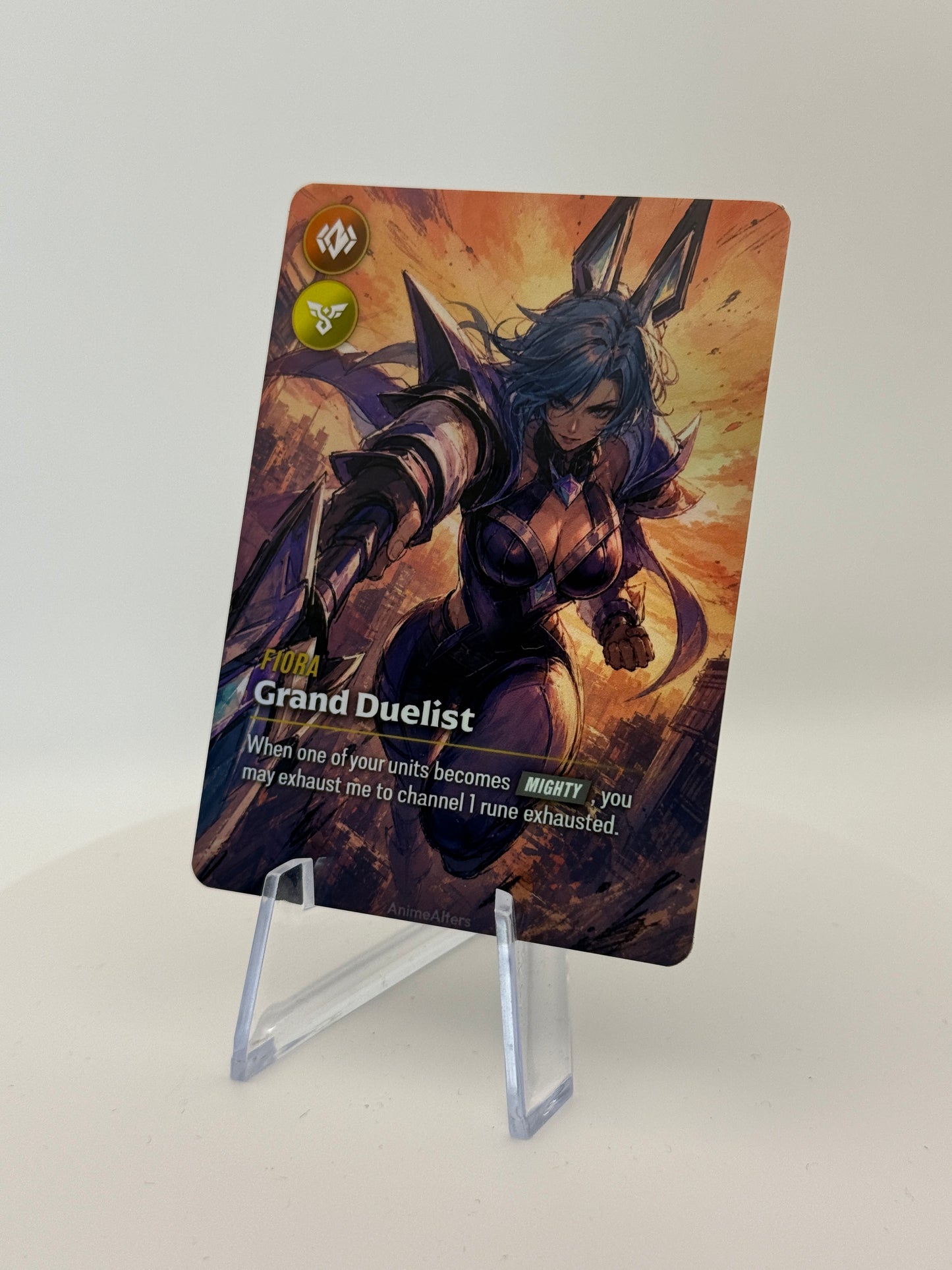 Fiora - Grand Duelist - #2 - Legend Alter - Riftbound TCG