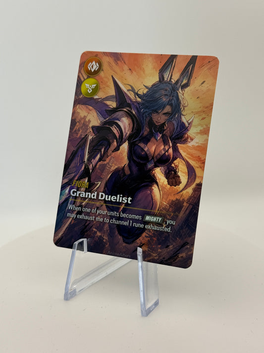 Fiora - Grand Duelist - #2 - Legend Alter - Riftbound TCG