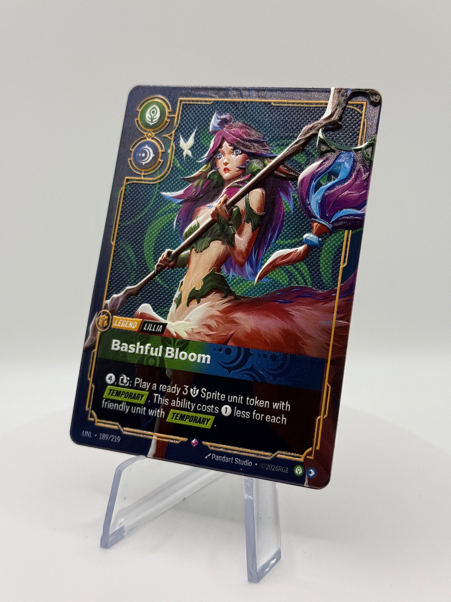 Lillia - Bashful Bloom - 3D Legend Proxy - Riftbound TCG