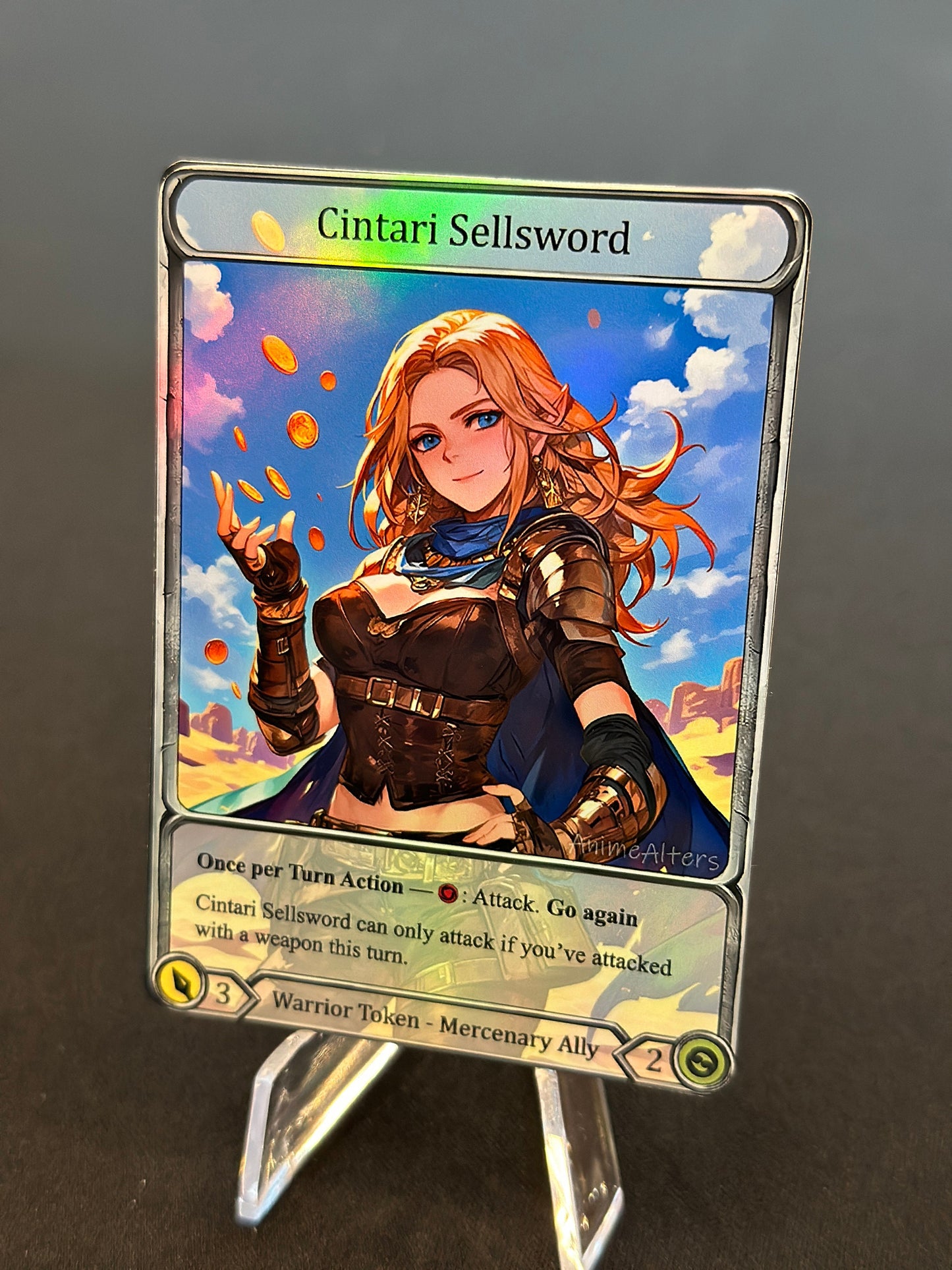 Cintari Sellsword - Token Alter - Flesh and Blood TCG