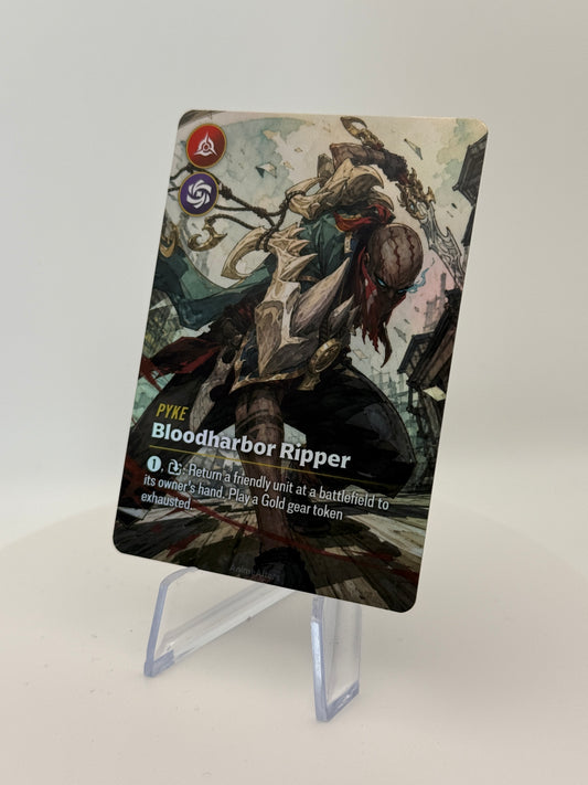Pyke - Bloodharbor Ripper - #1 - Legend Alter - Riftbound TCG