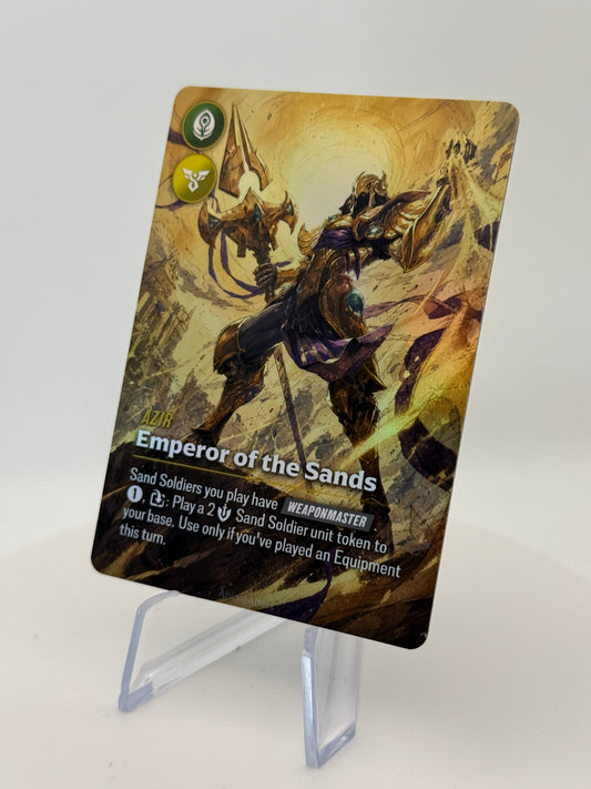Azir - Emperor of the Sands - #1 - Legend Alter - Riftbound TCG