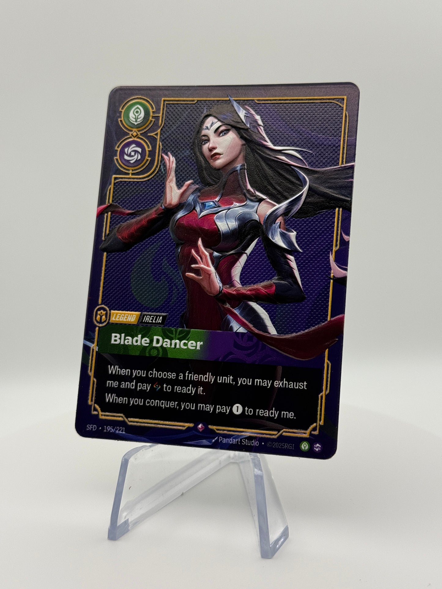 Irelia - Blade Dancer - 3D Legend Proxy - Riftbound TCG