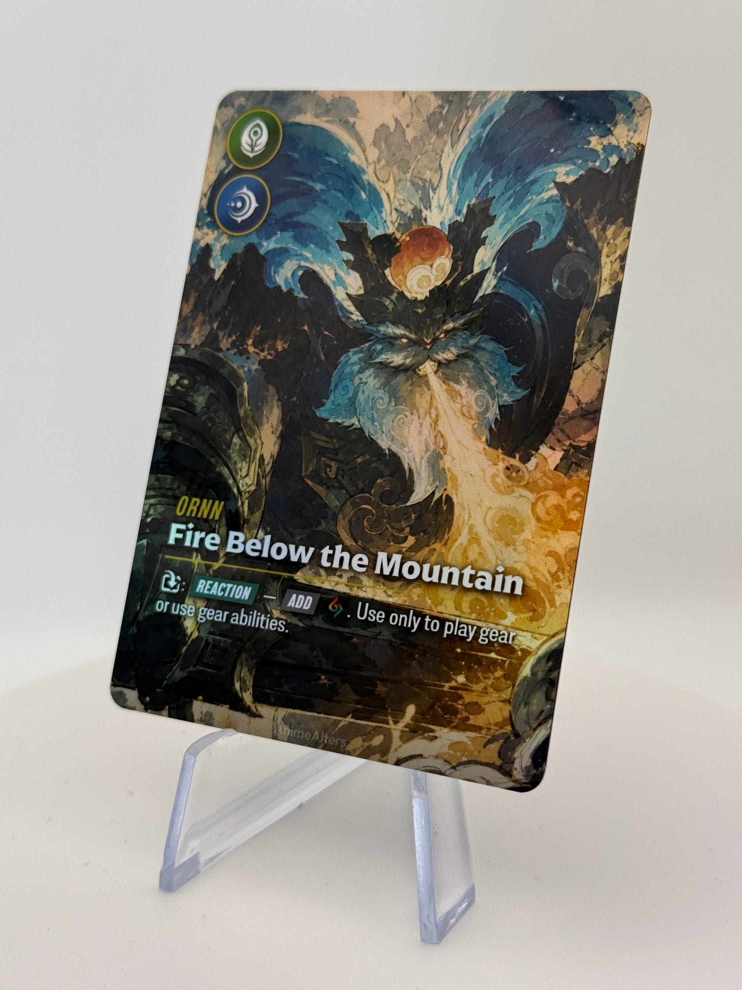 Ornn - Fire Below the Mountain - #1 - Legend Alter - Riftbound TCG