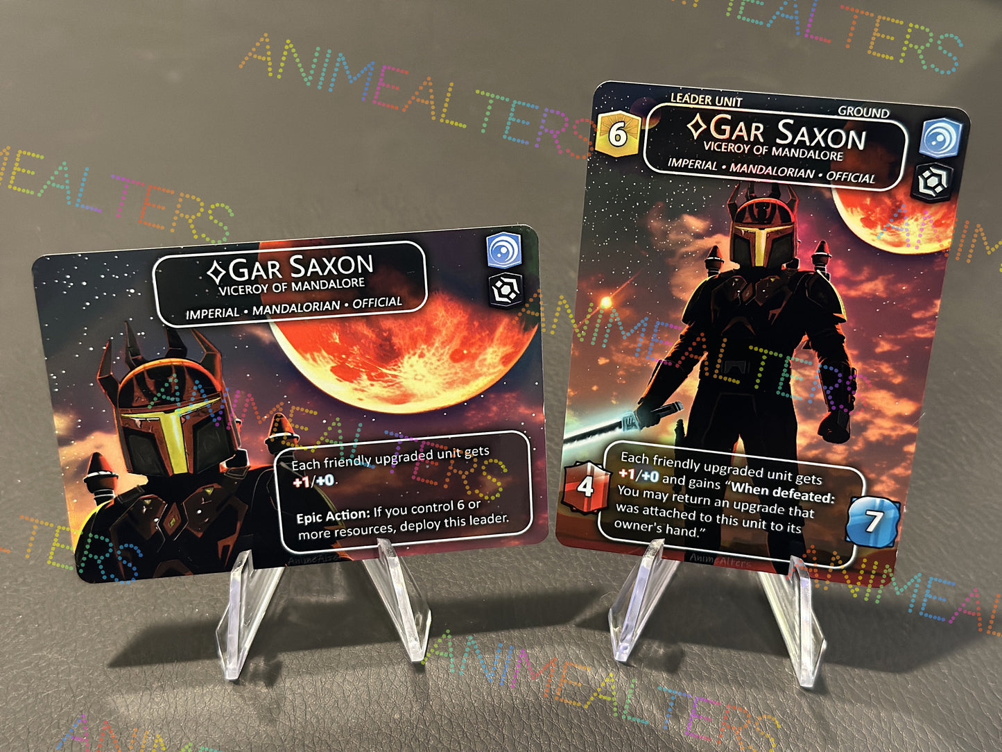 Gar Saxon, Viceroy of Mandalore - Leader Alter - Star Wars Unlimited TCG