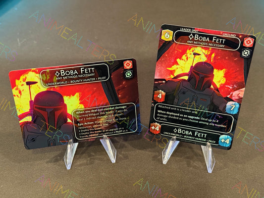 Boba Fett, Any Methods Necessary - Leader Alter - Star Wars Unlimited TCG