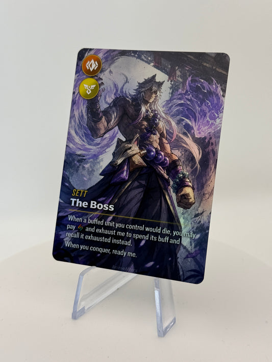Sett - The Boss - #1 - Legend Alter - Riftbound TCG