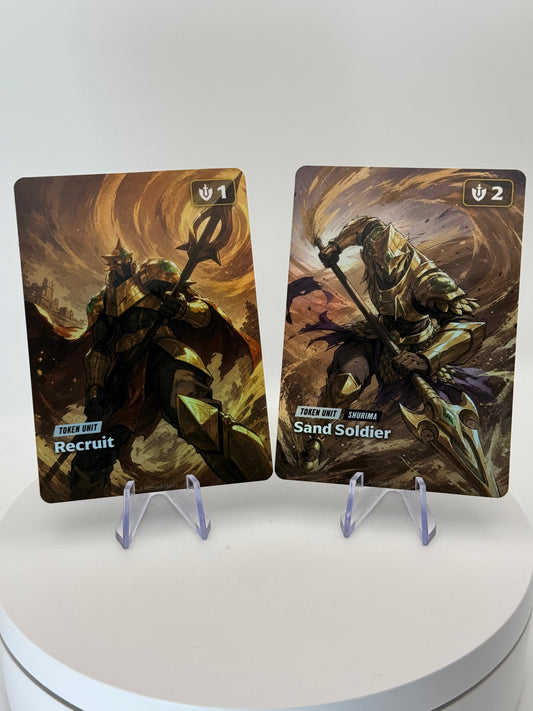 Sand Soldier // Recruit - Token Proxy - Riftbound TCG