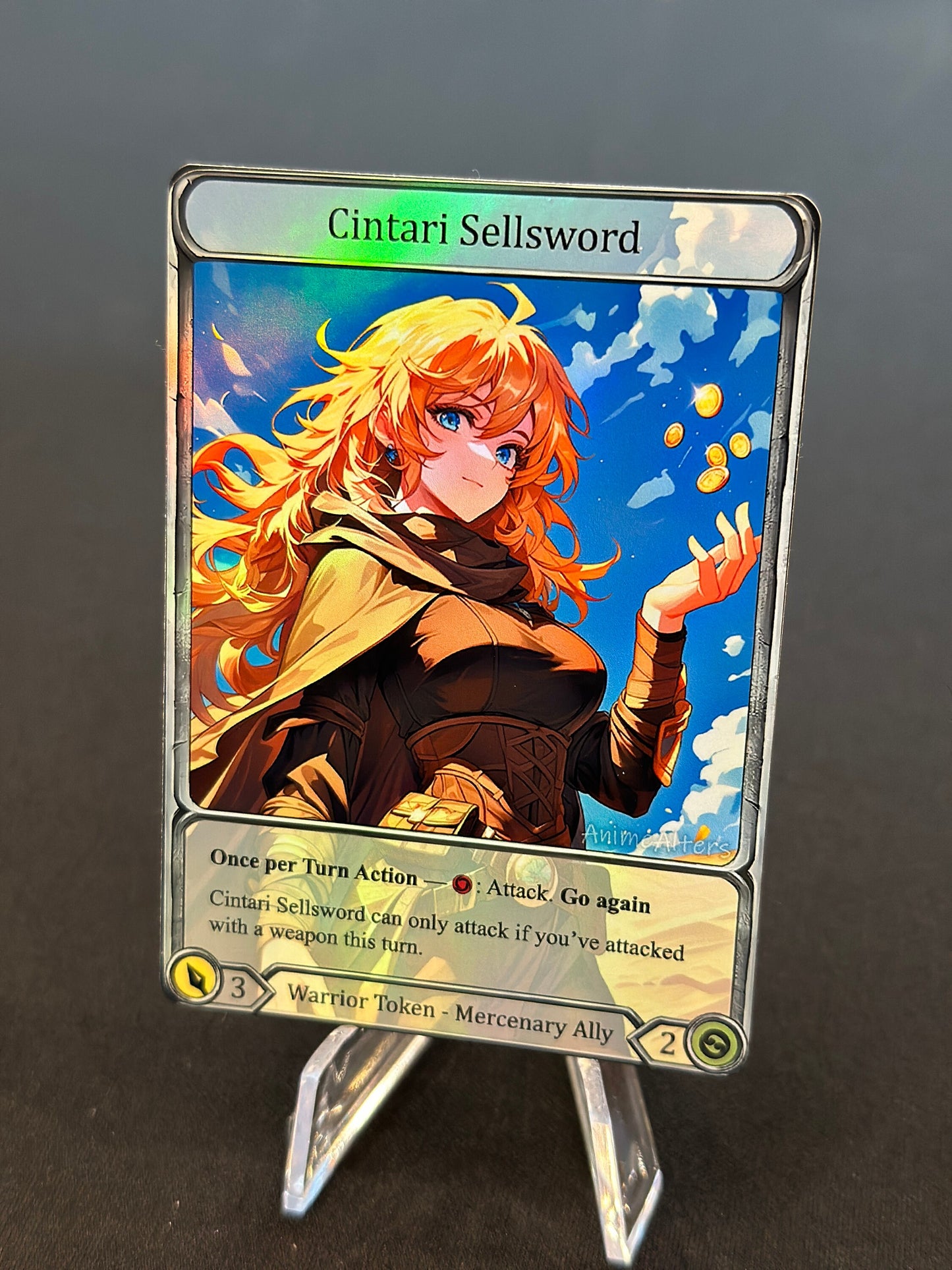 Cintari Sellsword - Token Alter - Flesh and Blood TCG