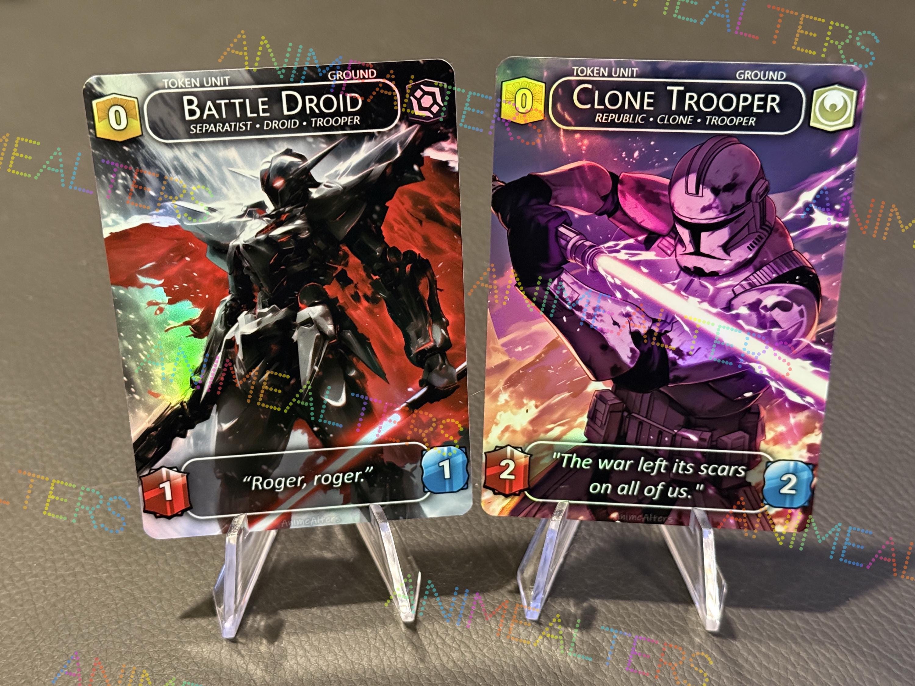 Battle Droid // Clone Trooper (Variant 1) - Token Alter - Star Wars Unlimited TCG