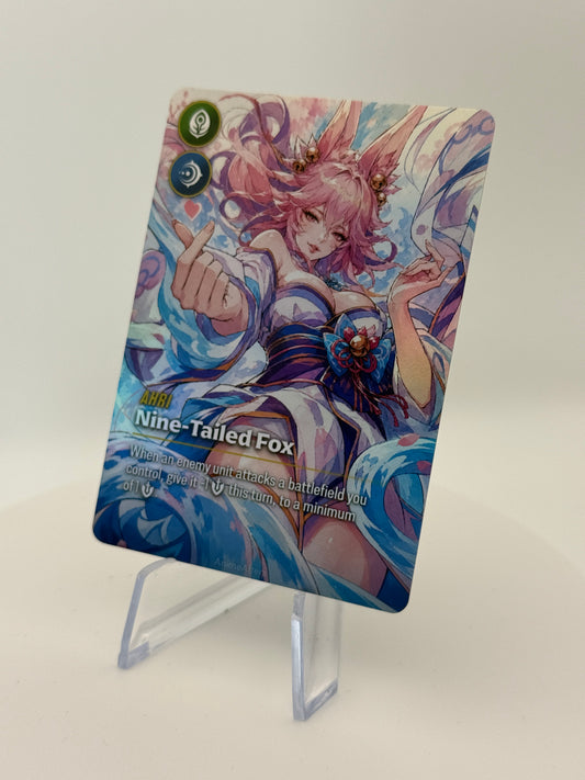 Ahri - Nine-Tailed Fox - #1 - Legend Alter - Riftbound TCG