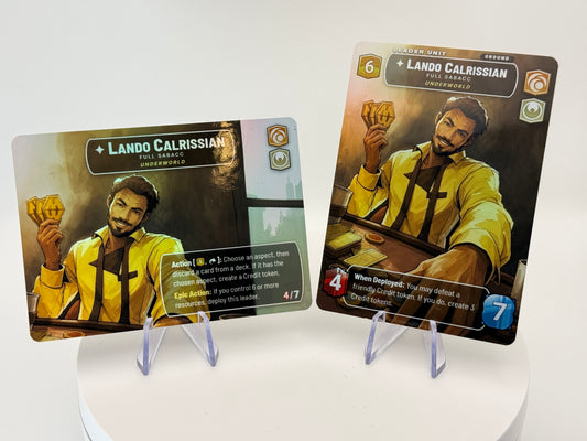 Lando Calrissian, Full Sabacc - Leader Alter - Star Wars Unlimited TCG