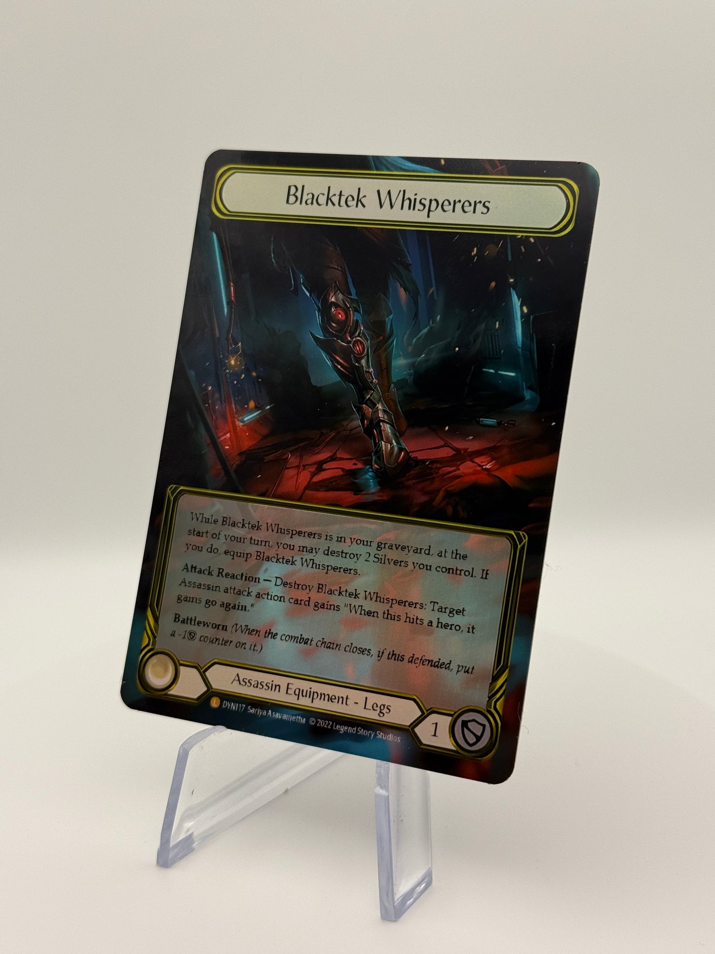 Blacktek Whisperers - Equipment Proxy Alter - Flesh and Blood TCG