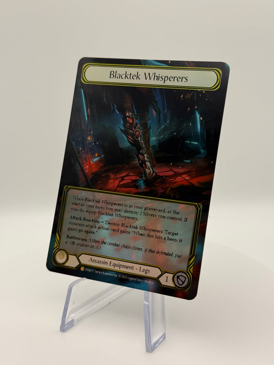 Blacktek Whisperers - Equipment Proxy Alter - Flesh and Blood TCG