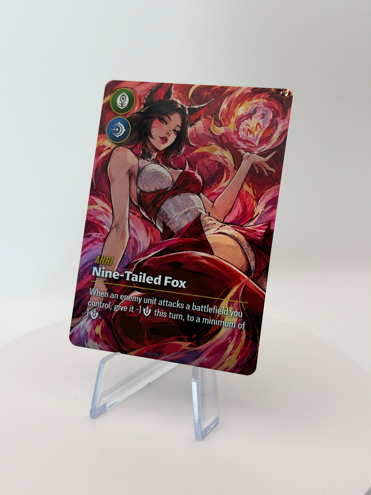Ahri - Nine-Tailed Fox - #3 - Legend Alter - Riftbound TCG