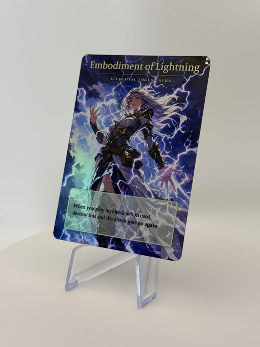Embodiment of Lightning - Token Alter - Flesh and Blood TCG