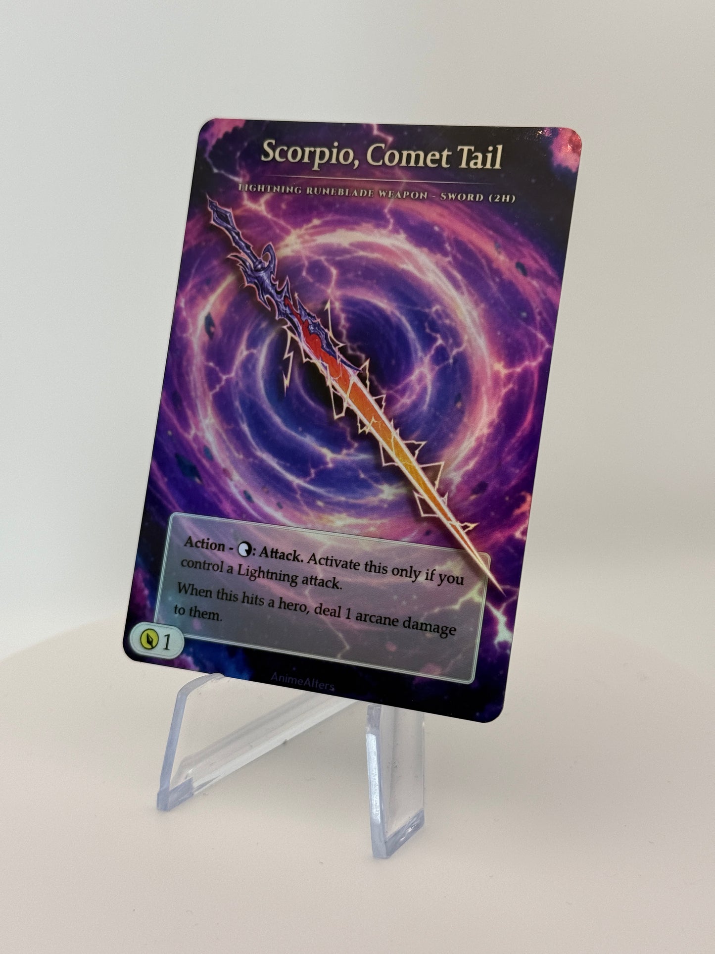 Scorpio, Comet Tail - Weapon Alter - Flesh and Blood TCG
