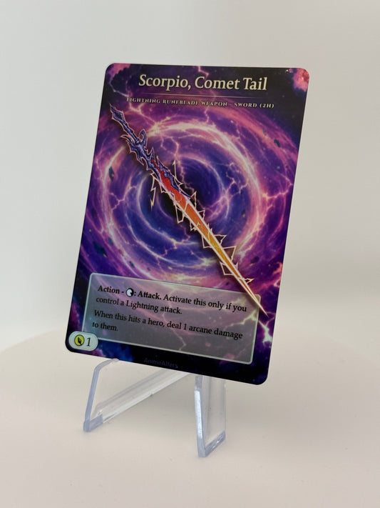 Scorpio, Comet Tail - Weapon Alter - Flesh and Blood TCG