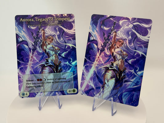 Aurora, Legacy of Tempest - Hero Alter - Flesh and Blood TCG