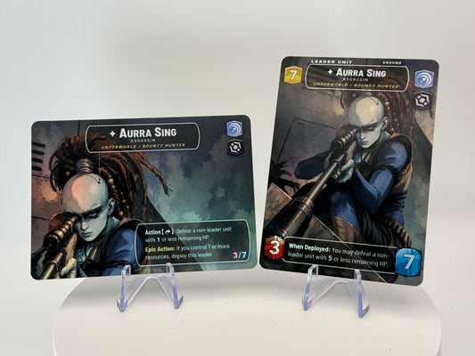 Aurra Sing, Assassin - Leader Alter - Star Wars Unlimited TCG