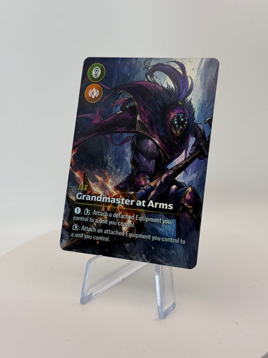 Jax - Grandmaster at Arms - #1 - Legend Alter - Riftbound TCG