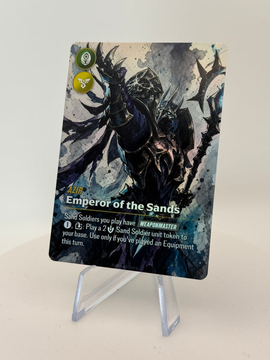 Azir - Emperor of the Sands - #2 - Legend Alter - Riftbound TCG
