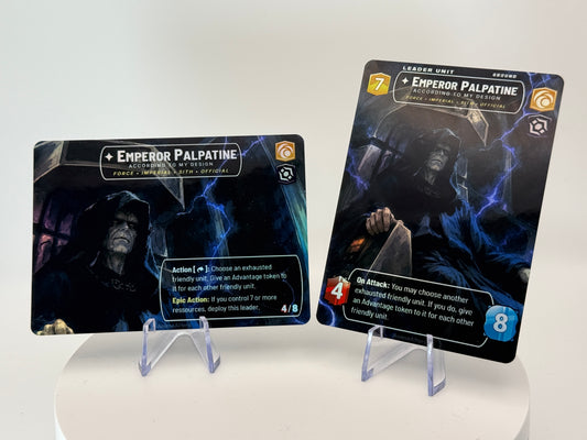 Emperor Palpatine, According to my Design - Leader Alter - Star Wars Unlimited TCG