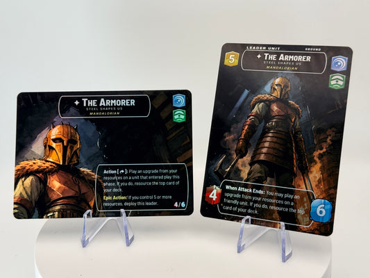 The Armorer, Steel Shapes Us - Leader Alter - Star Wars Unlimited TCG